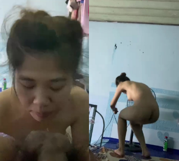 Chờ em tắm rồi lên bú cu anh