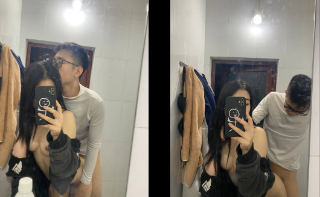 Hà Nội lạnh lắm phang em trong nhà tắm
